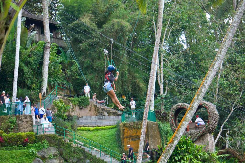 Zipline at Alas Harum, Ubud