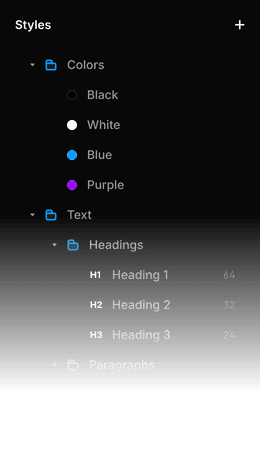 Styles in Framer