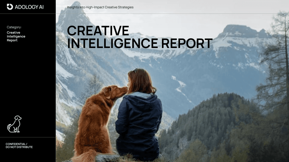 Adology Creative Intelligence report cover preview with paid media and Meta Ads analysis