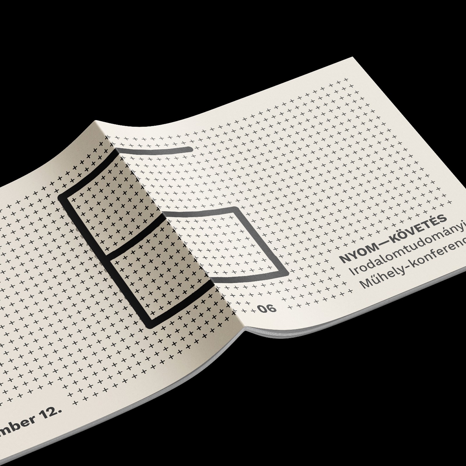 Nyom-követés konferencia, Kiadvány, Brand, Eseménygrafika - Atelier Soie