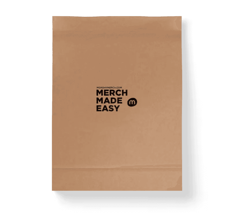 Stamped Kraft Mailer Bag