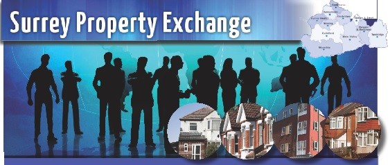 Surrey Property Exchange: Group photo with text