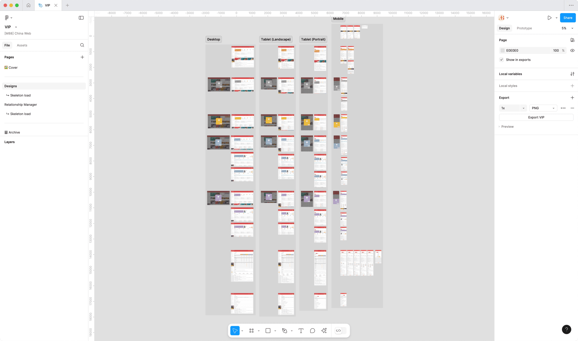 M88 China's VIP mockups page
