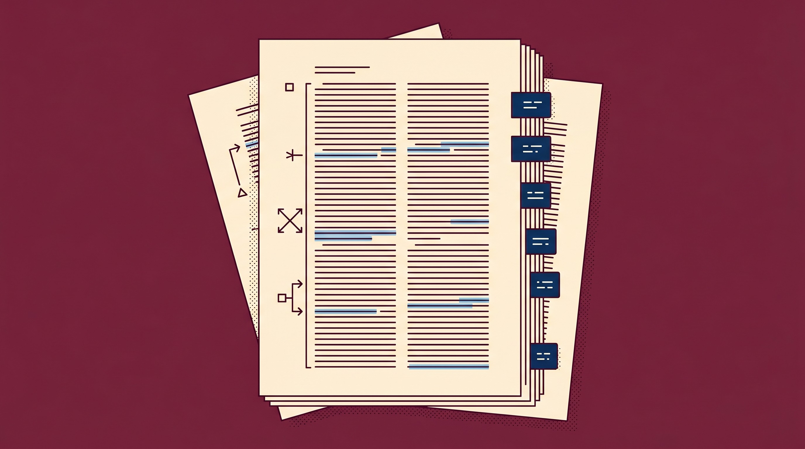 Annotated statute pages with margin tabs