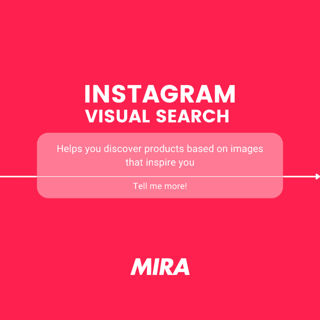 Instagram visual search.