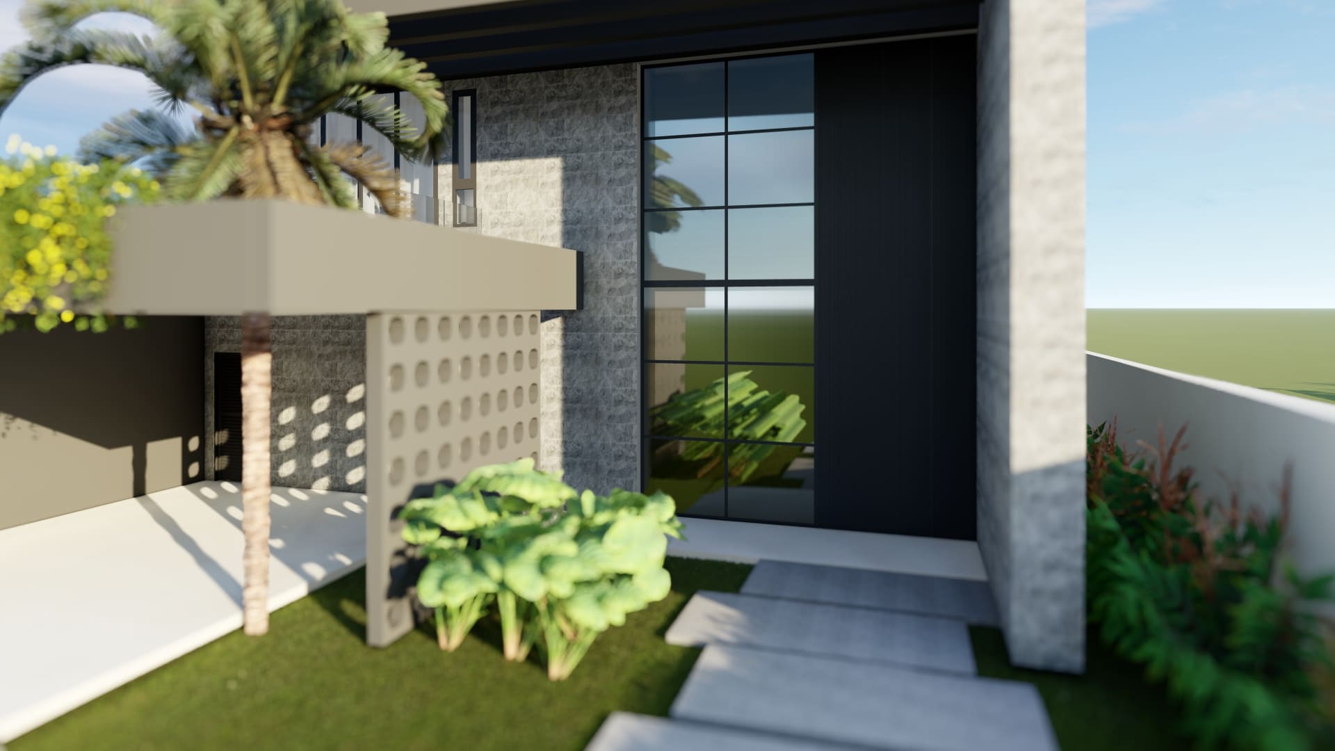 Projeto arquitetônico residencial da Meraki Arquitetura, com design inteligente, estética contemporânea e integração com o entorno.