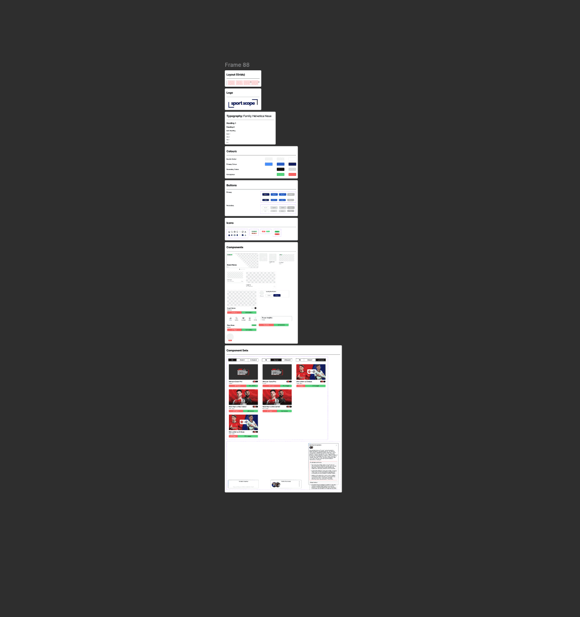 Sports Score Design System