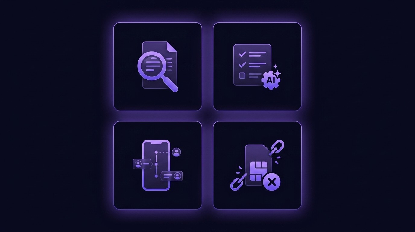 4가지 조건 인포그래픽