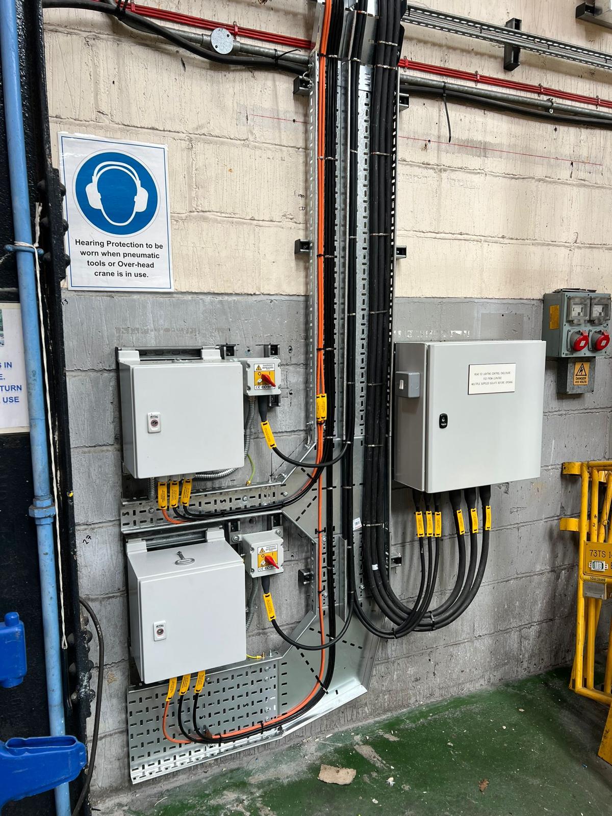 An electrical rail project completed by DPH 