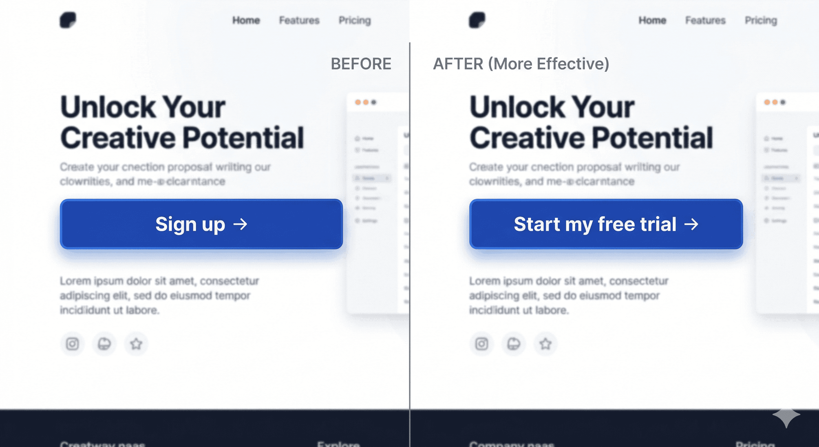 Comparing CTA text effectiveness