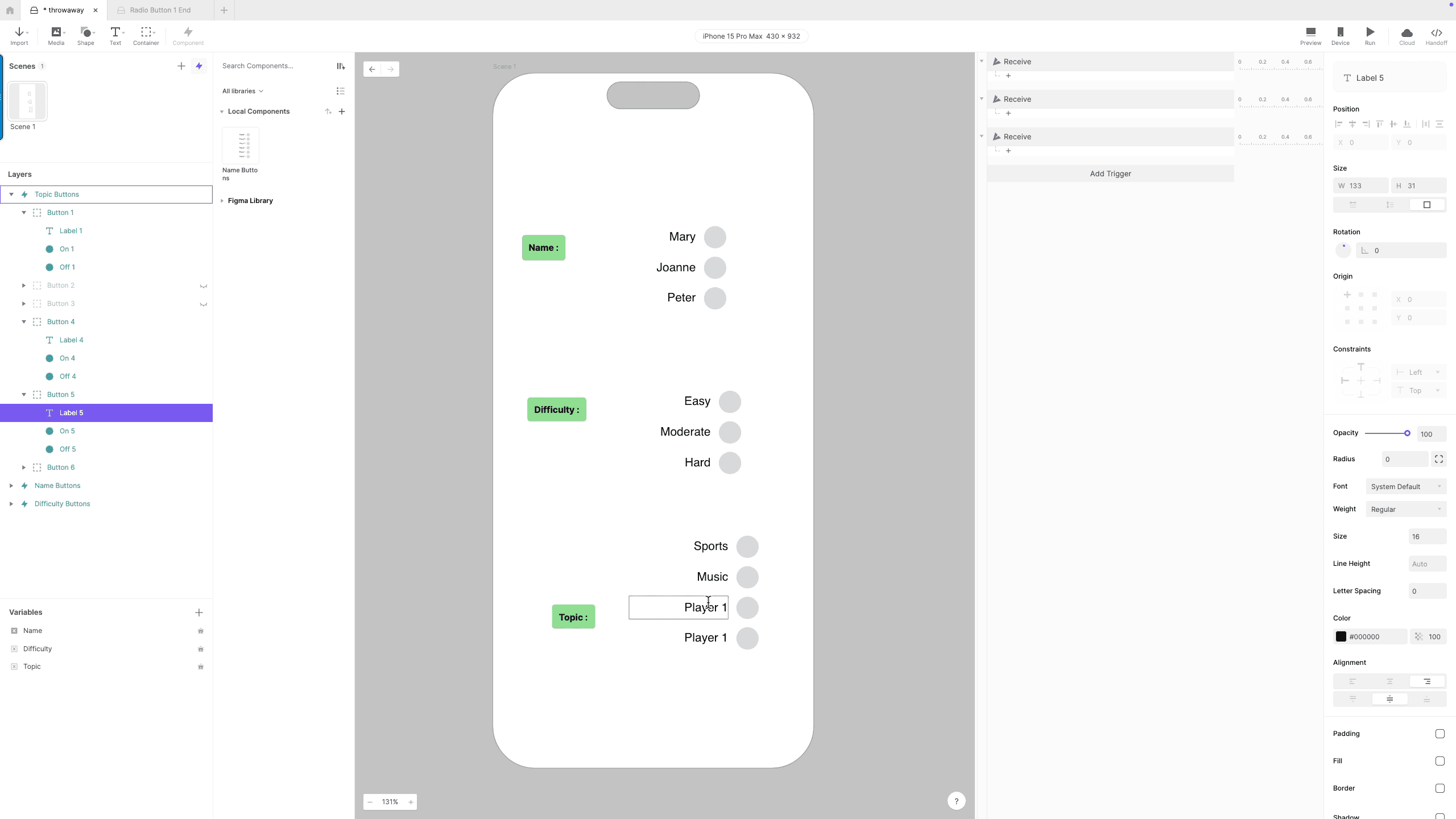 hider layers and rename labels screenshot