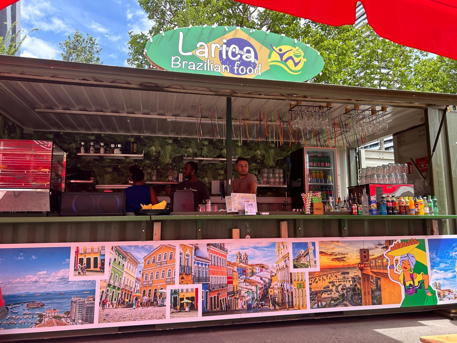 Larica Food-Stand am Copa Beach in Wien