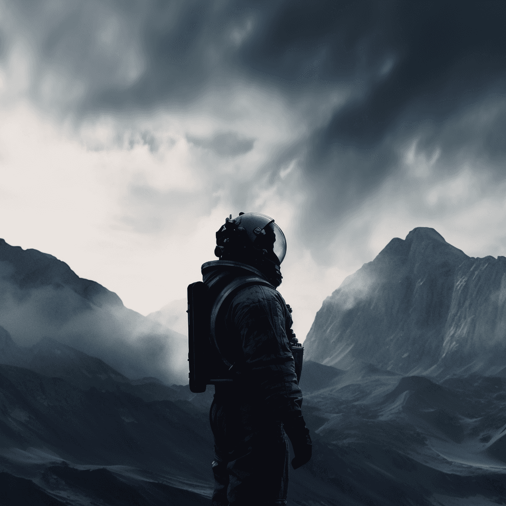 Mountainscape with Car