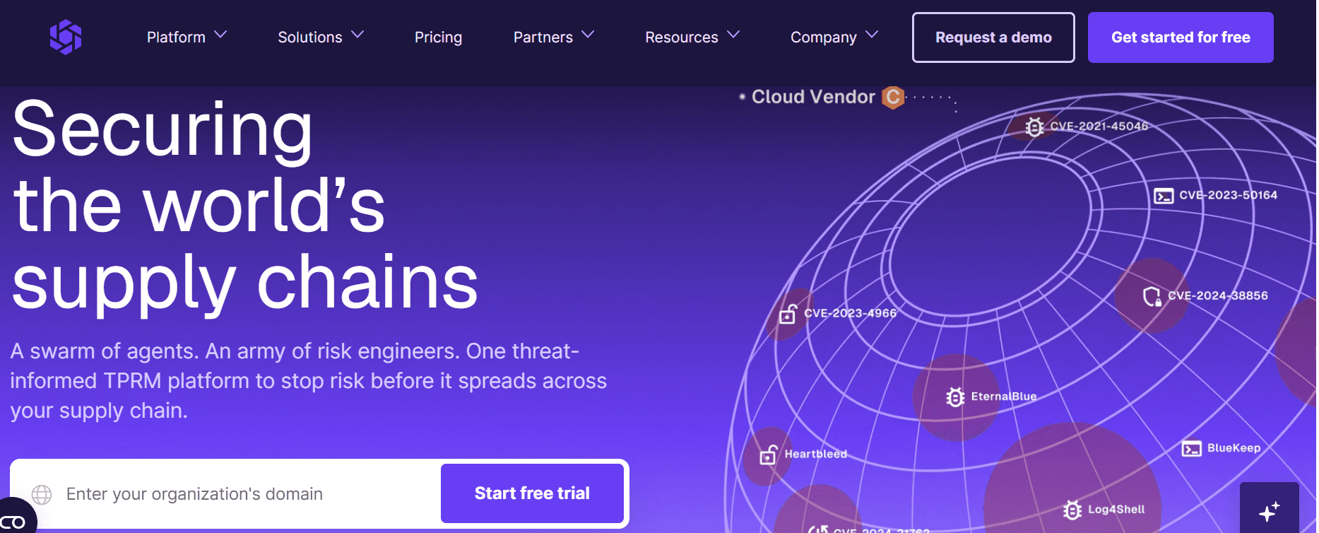 SecurityScorecard Homepage
