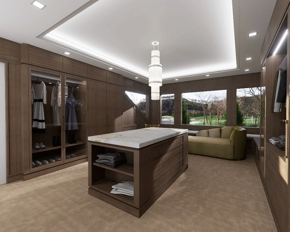 Master closet render