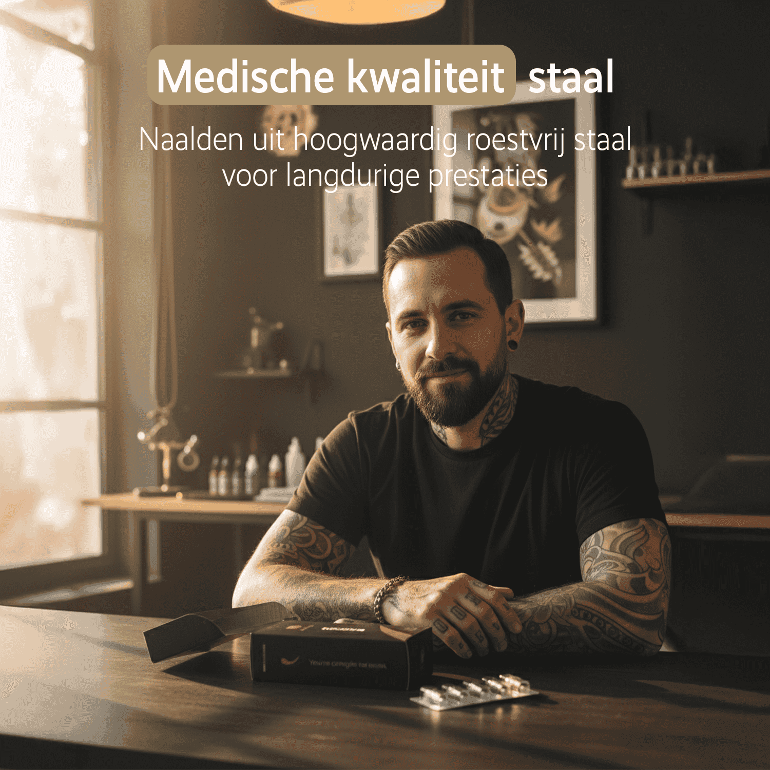 Close-up of a dark green leaf showing its textured surface and central vein against a muted background.