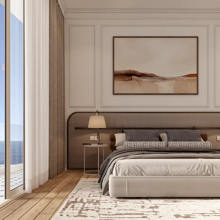 green palm tree near swimming pool during daytime