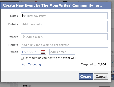 facebook events
