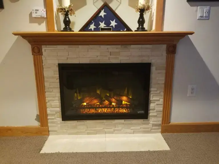 Gas fireplace replacement project