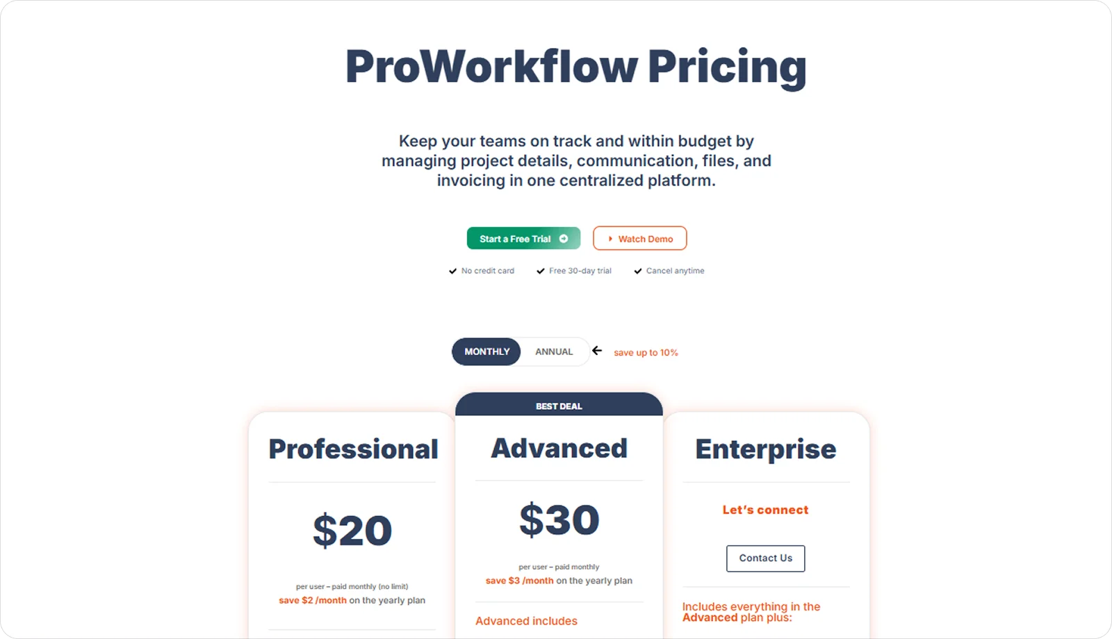 proworkflow-pricing