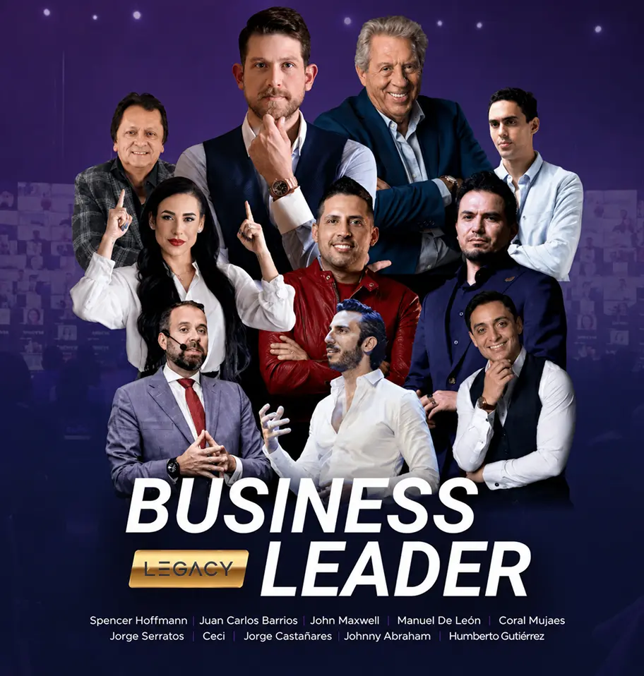 Cartel del evento Business Leader con Johnny Abraham.