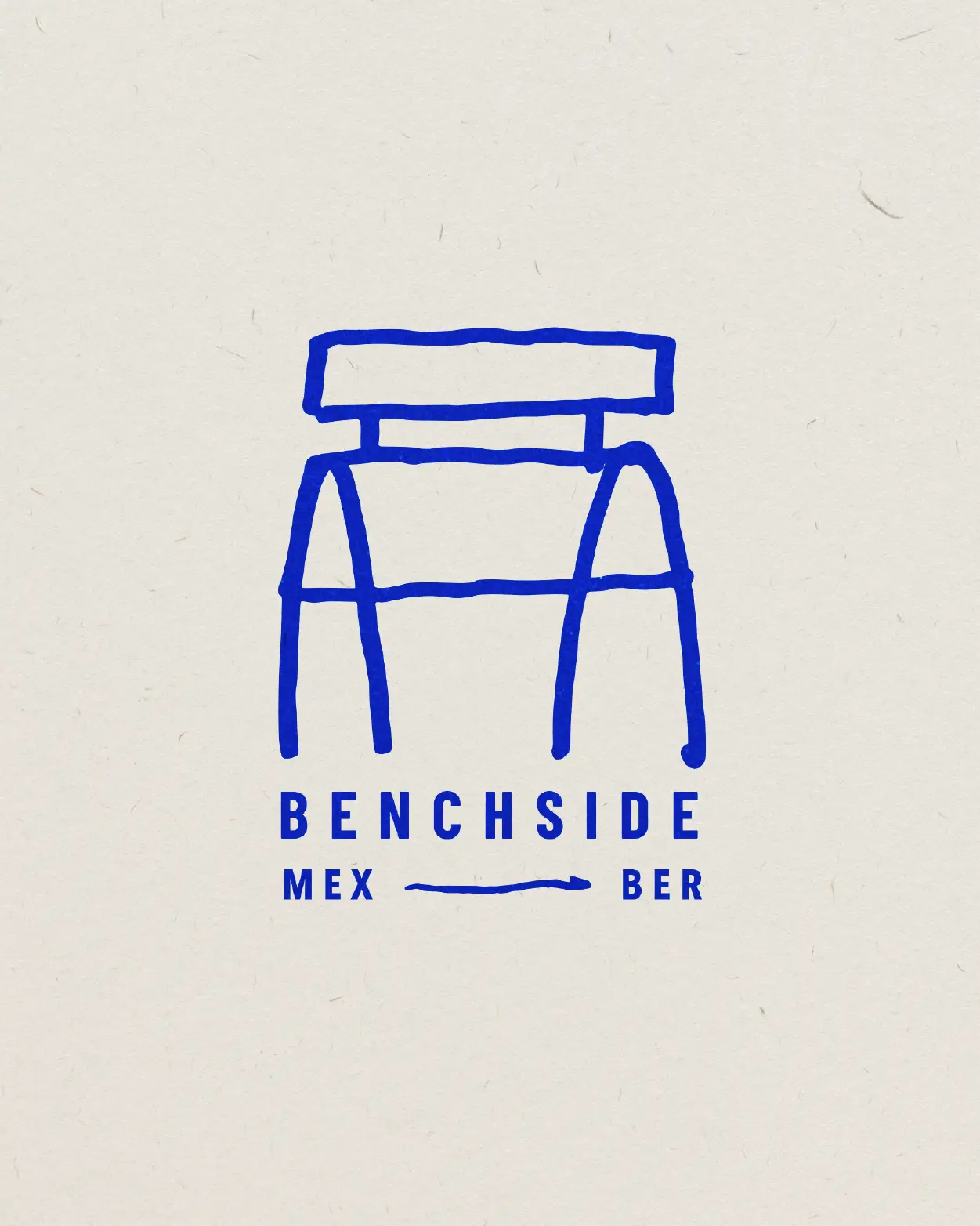 Benchside logo lockup with Benchside wordmark and Mex & Beer tagline.