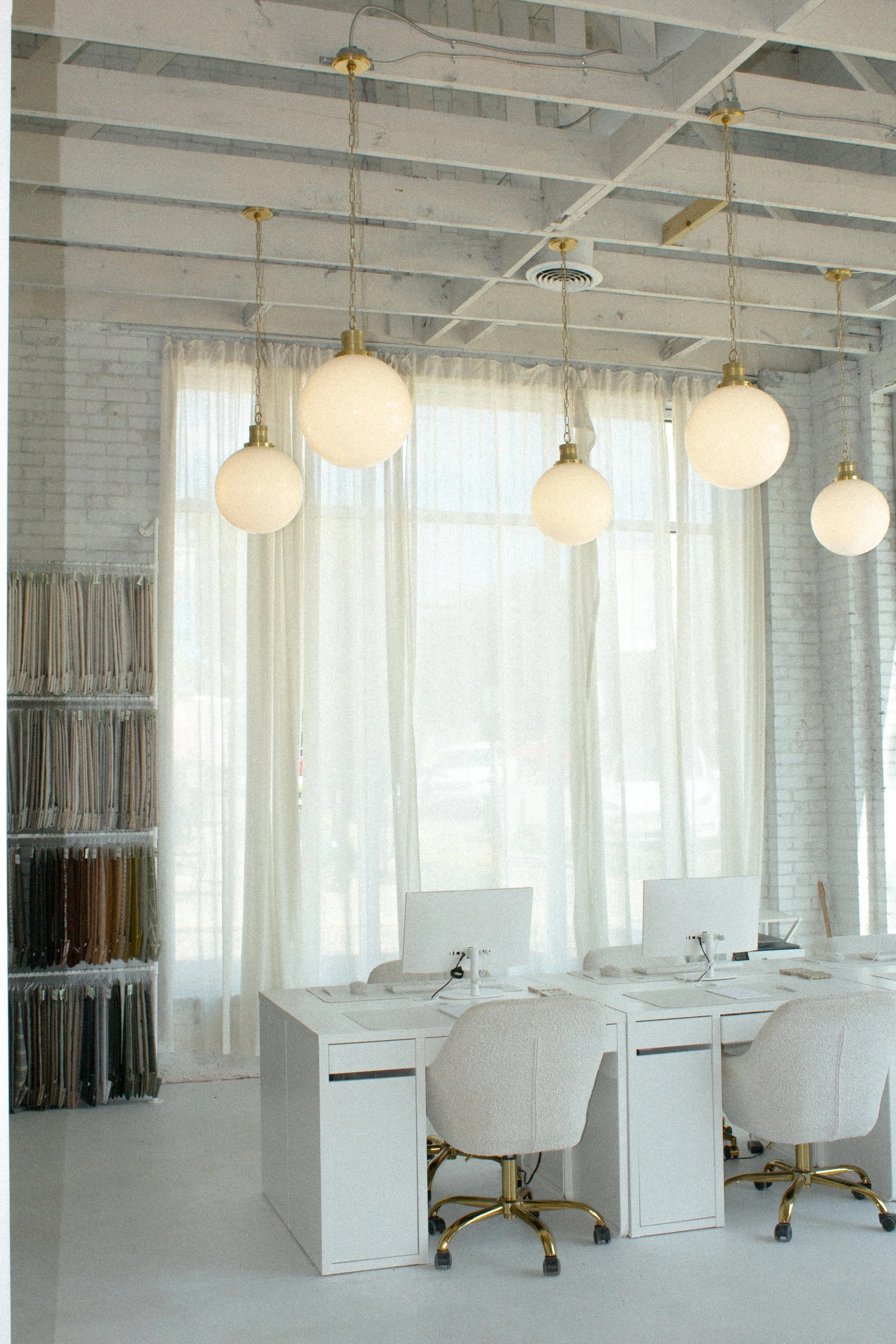 Provision Studios interior photography paired with the brand's visual identity.