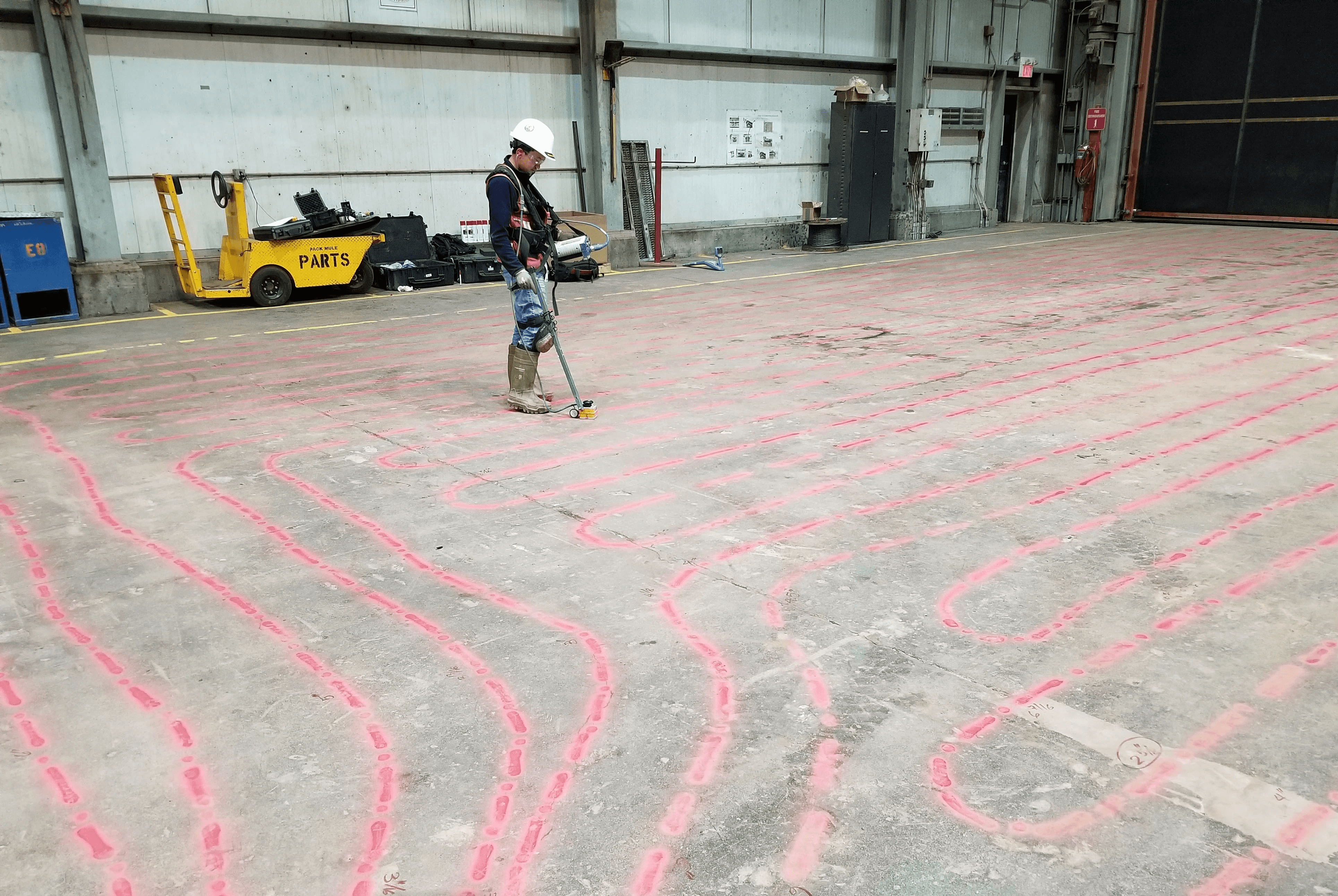 Empty coworking space