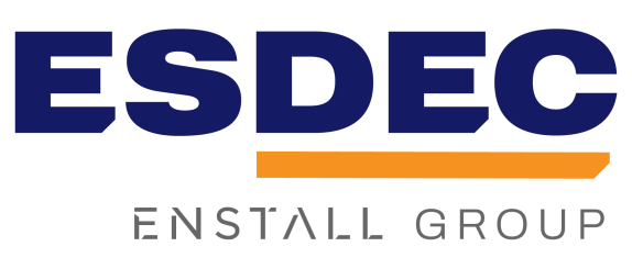 Logo ESDEC, systèmes de fixation pour panneaux solaires utilisés par Solarock