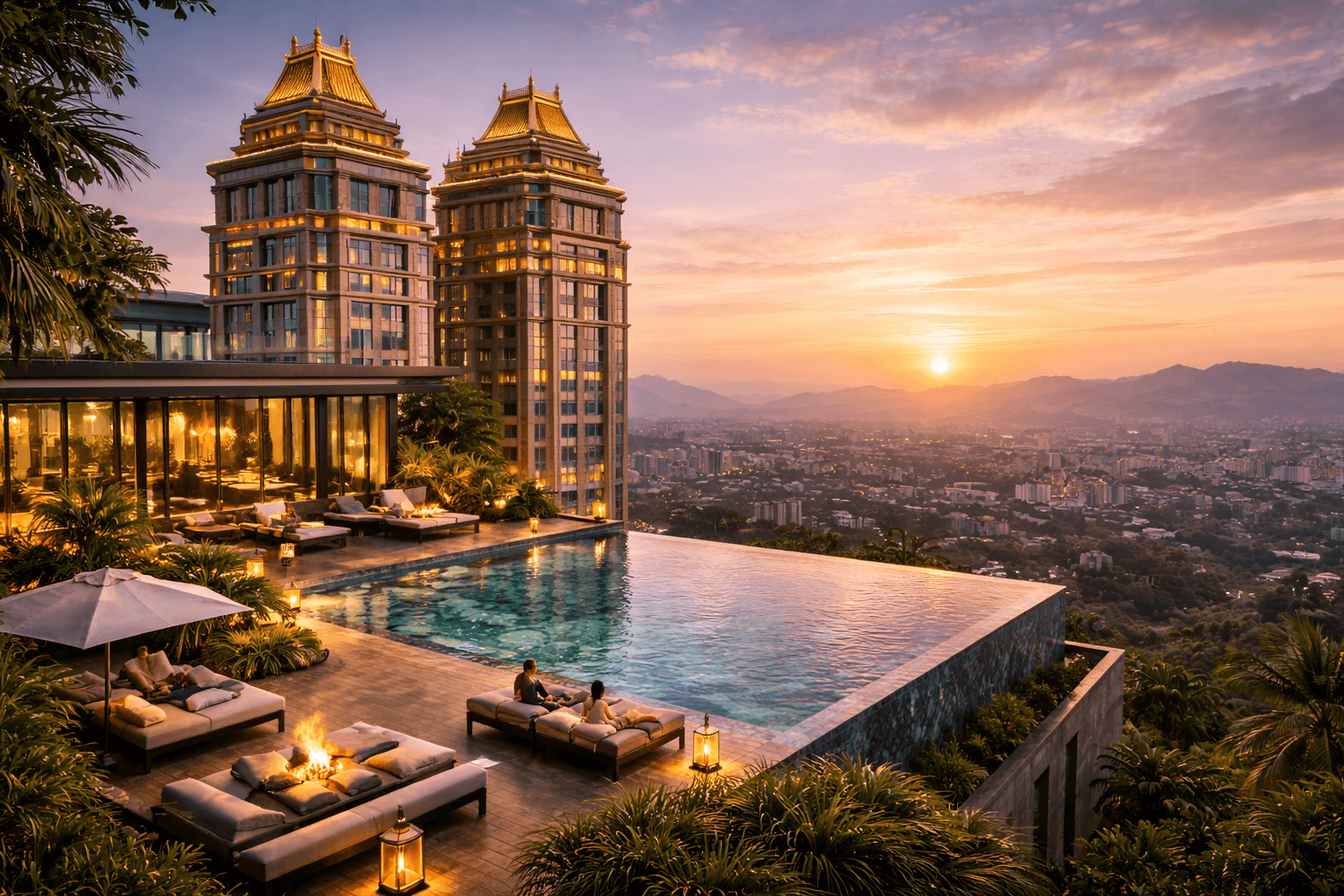 Modern green architecture in Pune showcasing smart living, renewable energy, and sustainable design