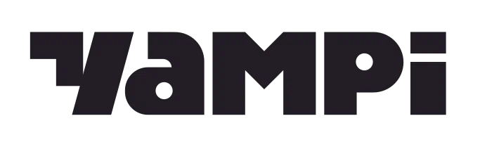 Logotipo da Magazord, ícone em formato de "M" composto por chevrons nas cores vermelho, amarelo, azul e verde, ao lado do texto "Magazord" em cinza escuro, com selo "NEW" em roxo
