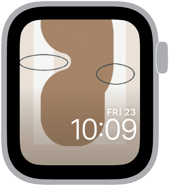 an apple watch face from the neutral modern collection