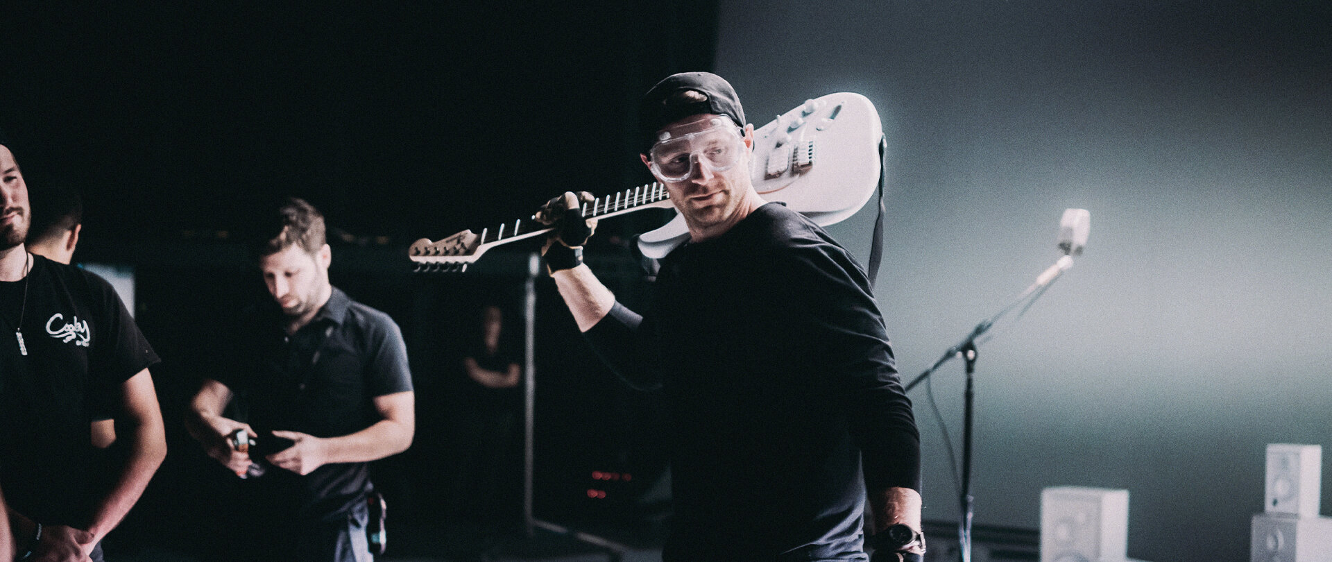 Behind-the-scenes photograph