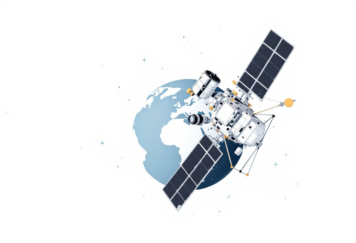 Satellit als Symbol für die Core Satellite Strategie