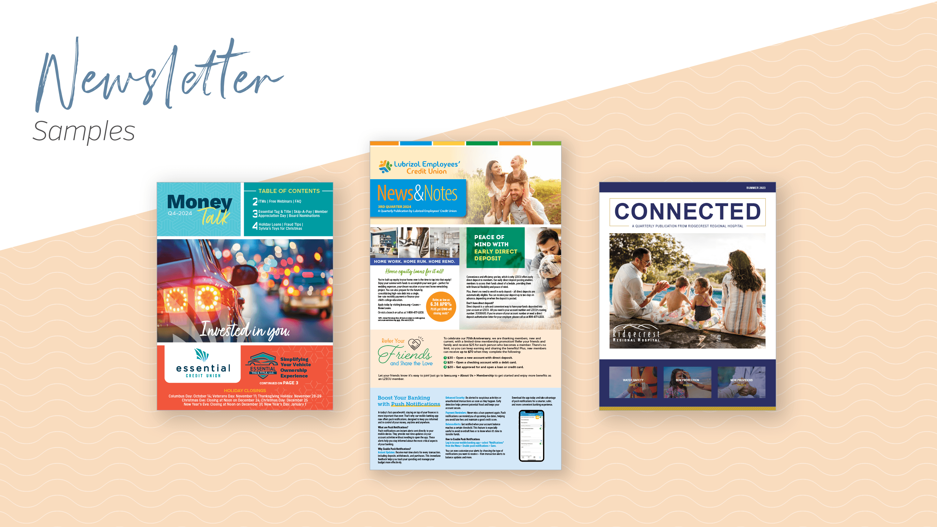 Newsletter samples