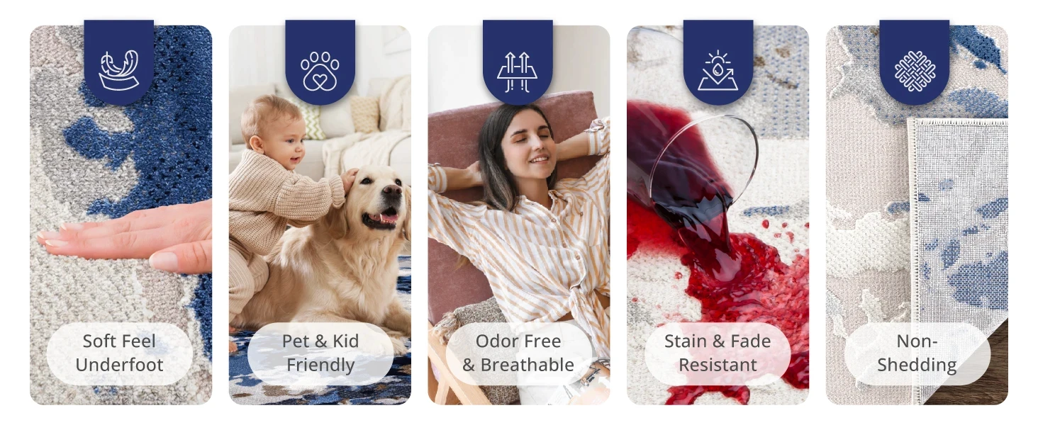 A+ content design layout for Abani rug collection