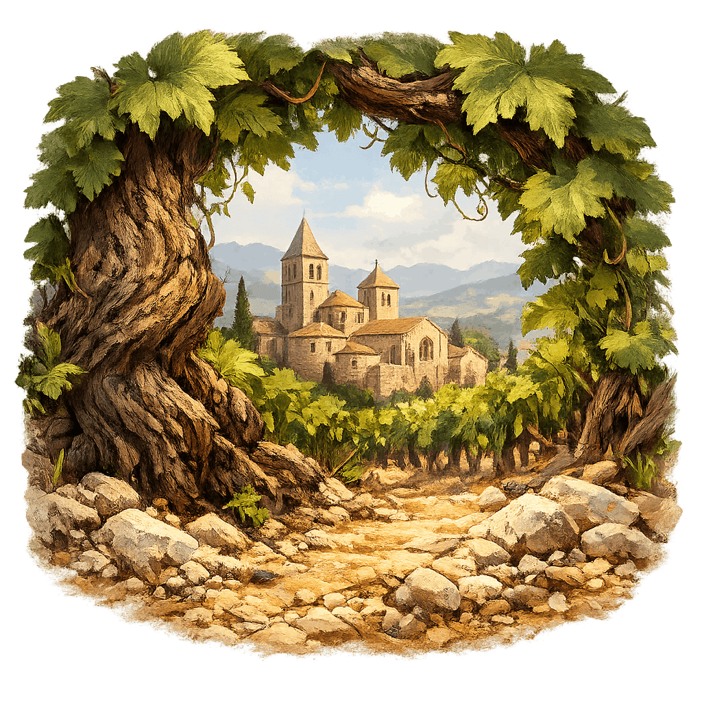 Detailed graphic of the Limoux wine region.