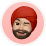 Emoji of an Arabian man