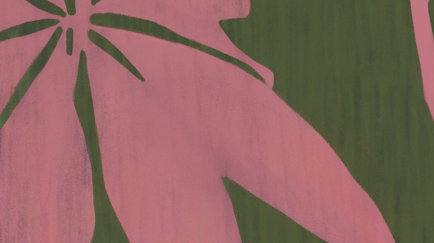 Detail of "Botanical Composition 03" — digital illustration by Katarzyna Księżopolska