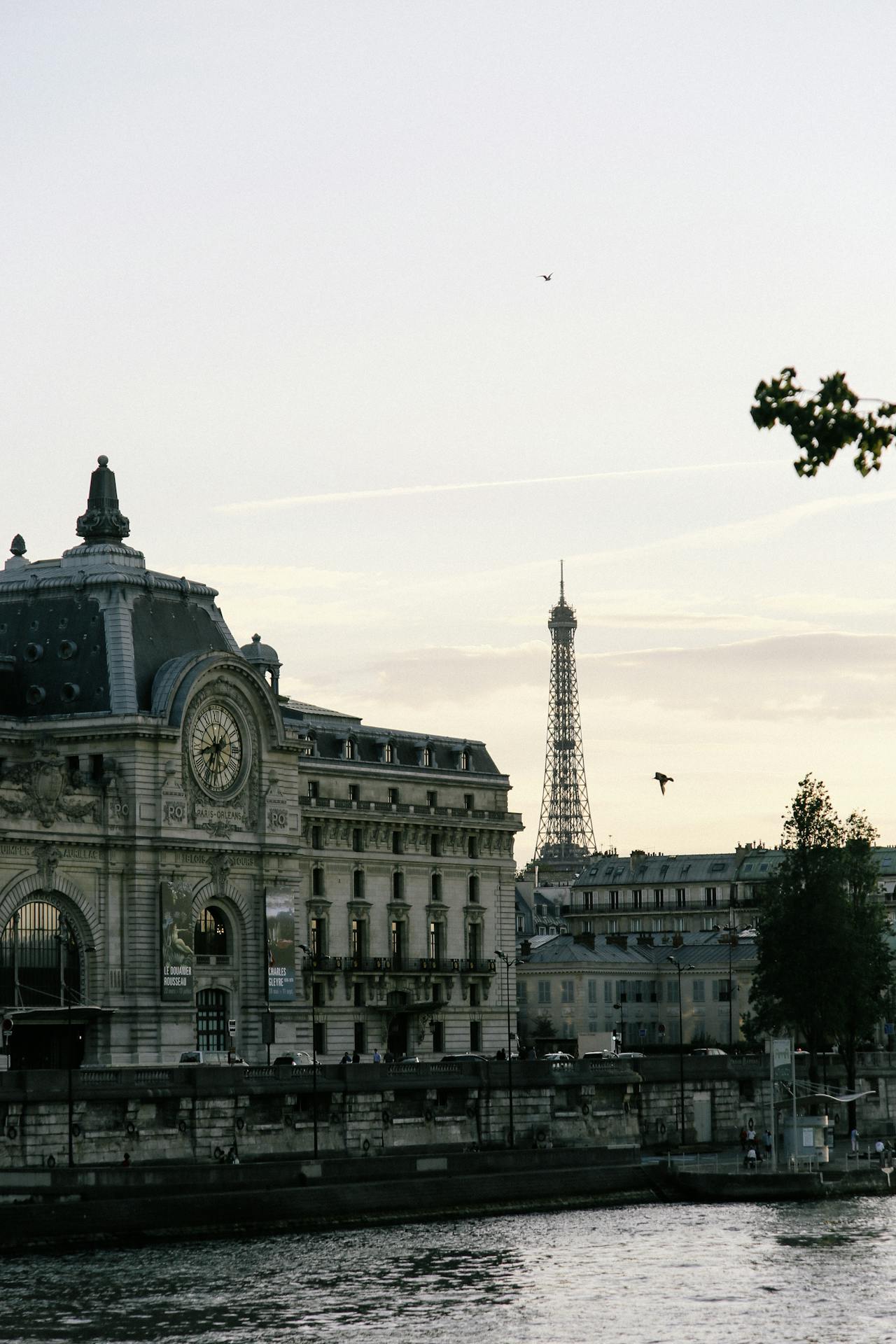 architectural photo of tower between buildings
