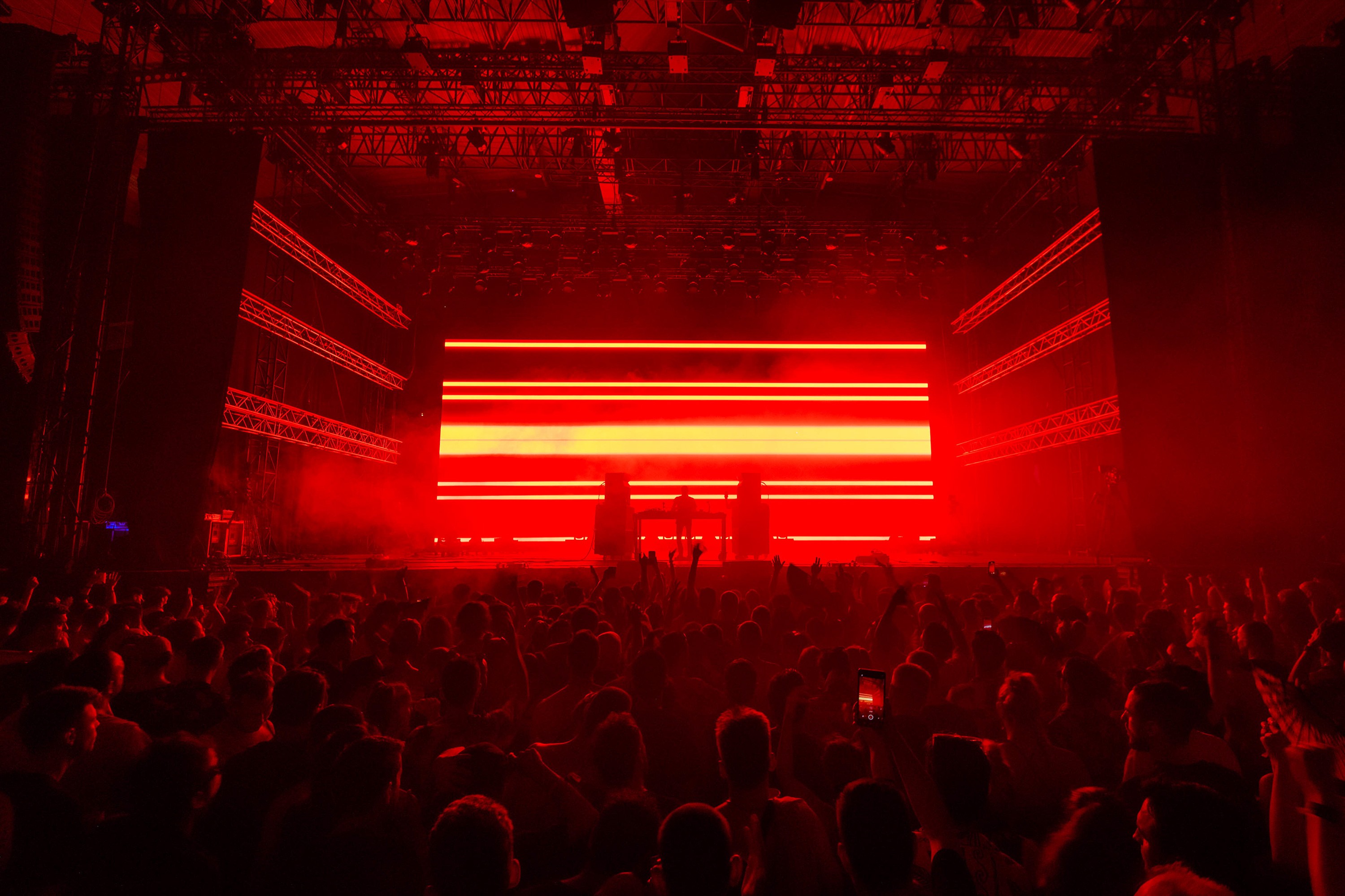 Richie Hawtin performing at Sónar Festival, Barcelona, 2023. Photo by Ariel Martini