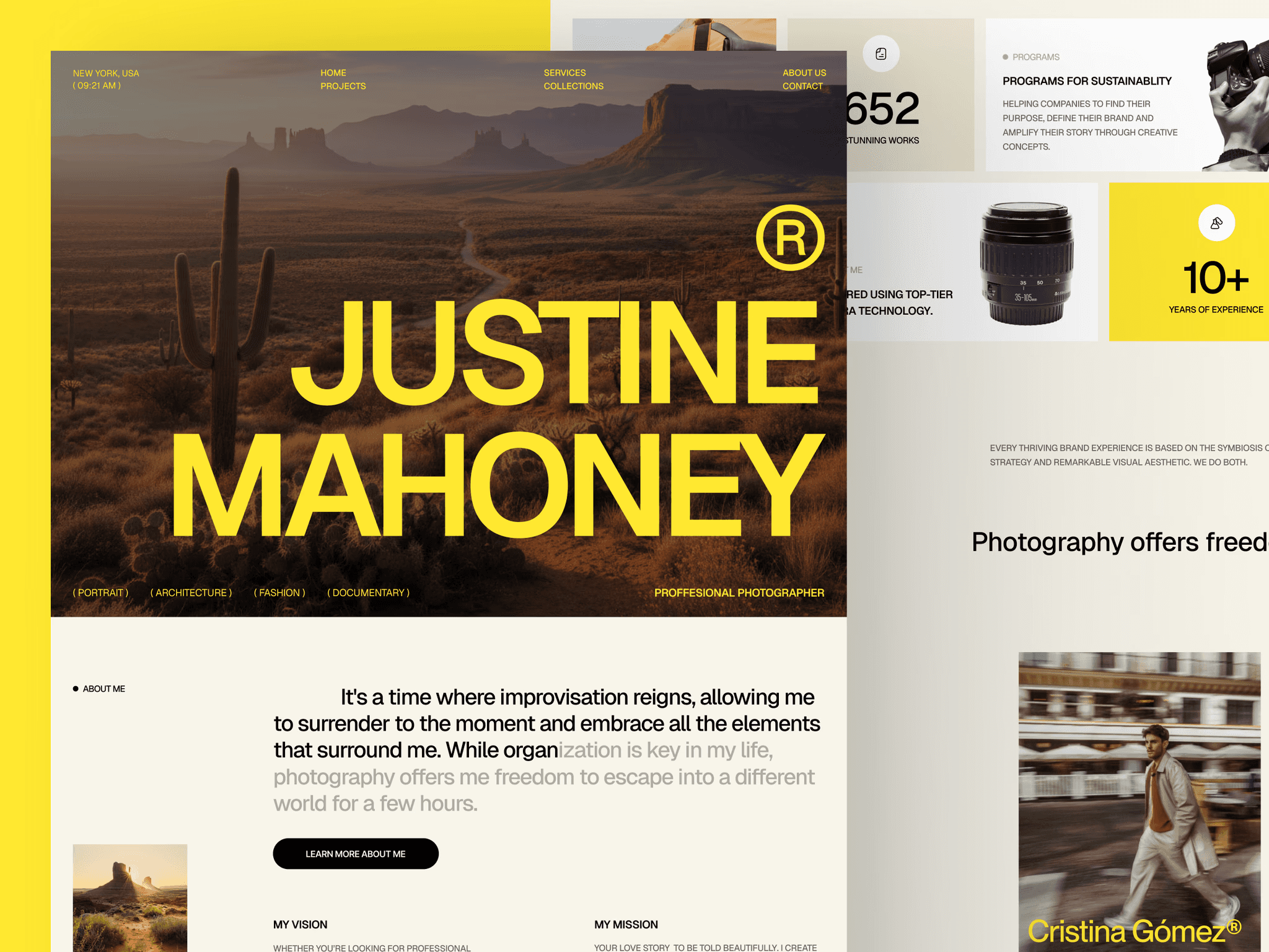 webflow portfolio template