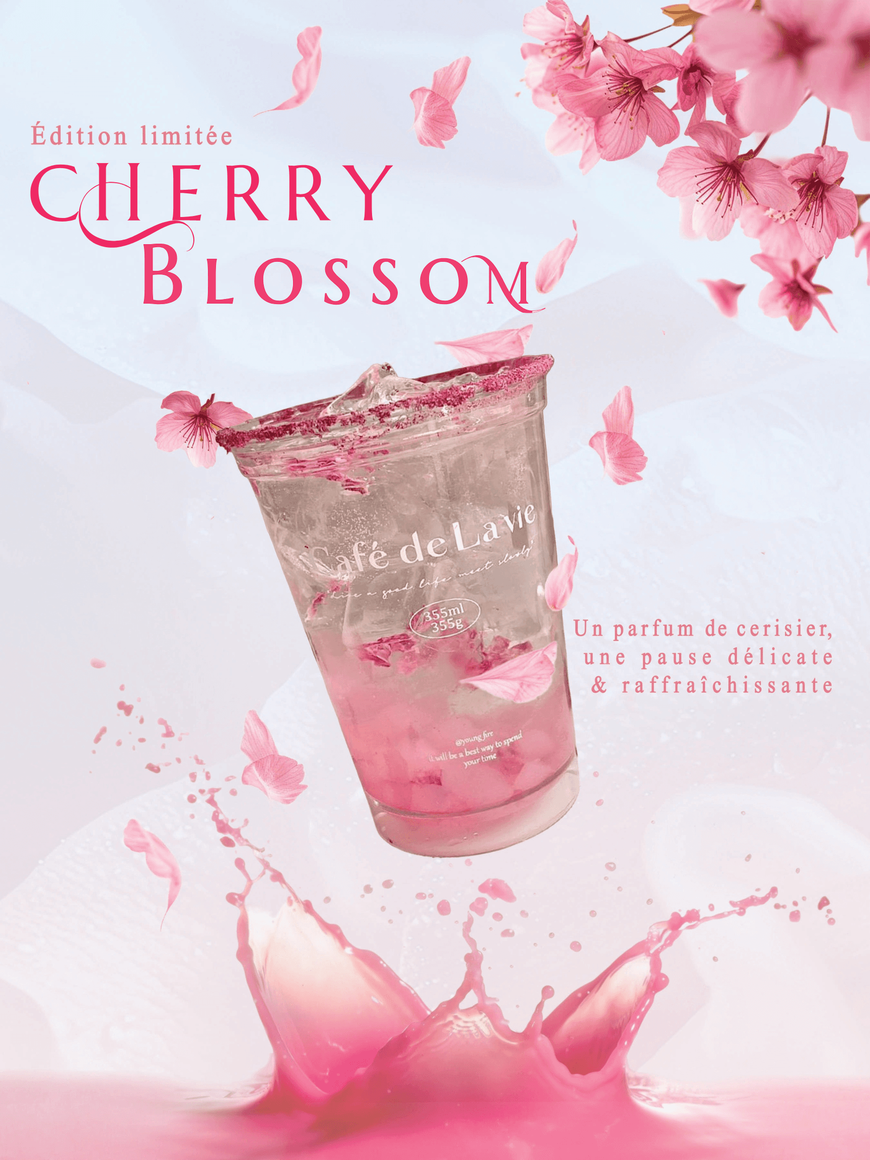 A young girl and a red dragon gently touching noses in a magical scene