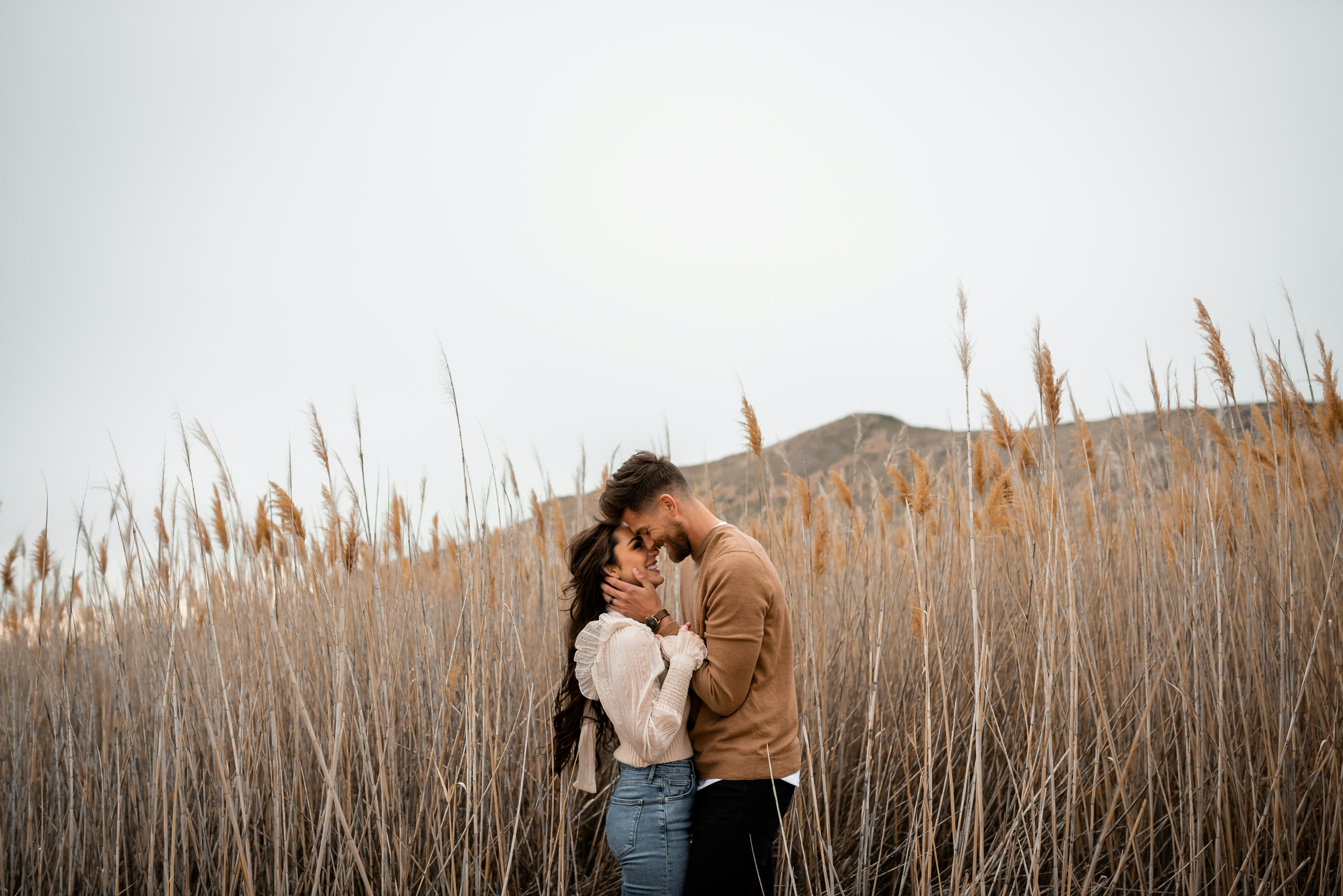 lovers kissing