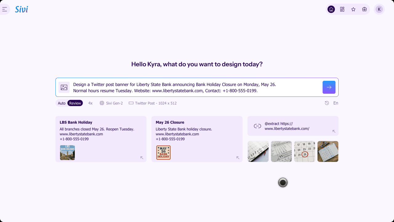 How to generate holiday banner with AI?