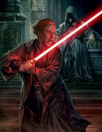 Plagueis and Palpatine as seen in Darth Plagueis by James Luceno.