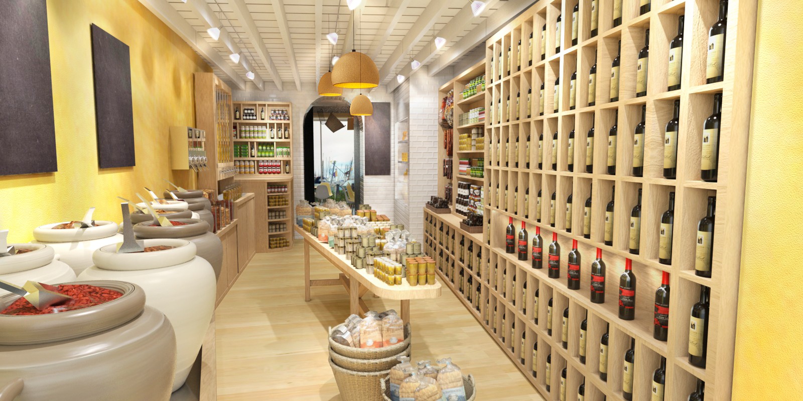 Vue de la partie boutique