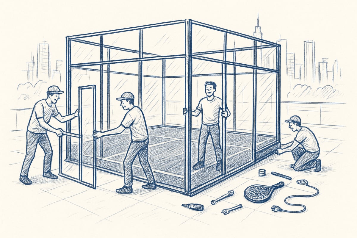 What is a Pop Up Padel Court?