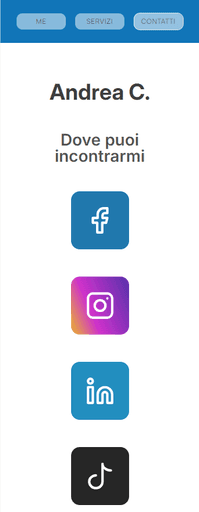 pagina di presentazione rappresentante prodotti edili