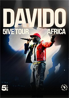 Davido 5IVE Alive Africa Tour 2025 promotional design — MetaCraft.
